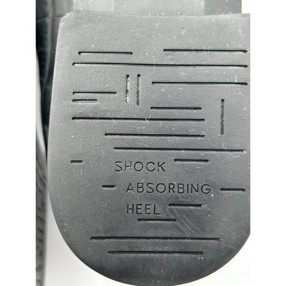 Munro Marteen Black Leather Croc Embossed Slip-On Loafers Women’s 9WW Comfort - Picture 12 of 15